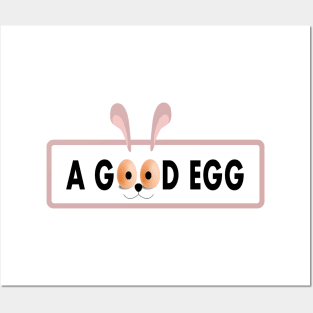 Every Bunny Loves A Good Egg (white ver.) Posters and Art